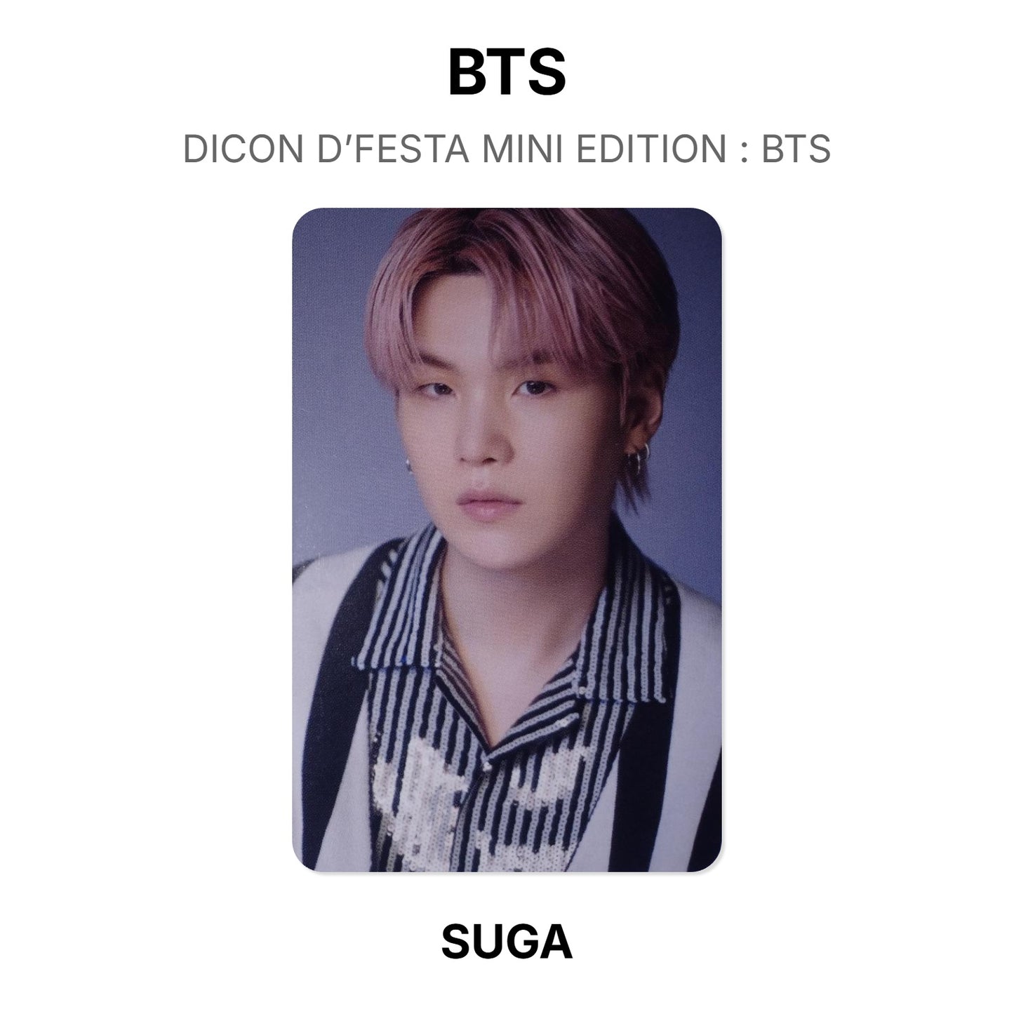 BTS DICON D’FESTA MINI EDITION : BTS โฟโต้การ์ดของแท้