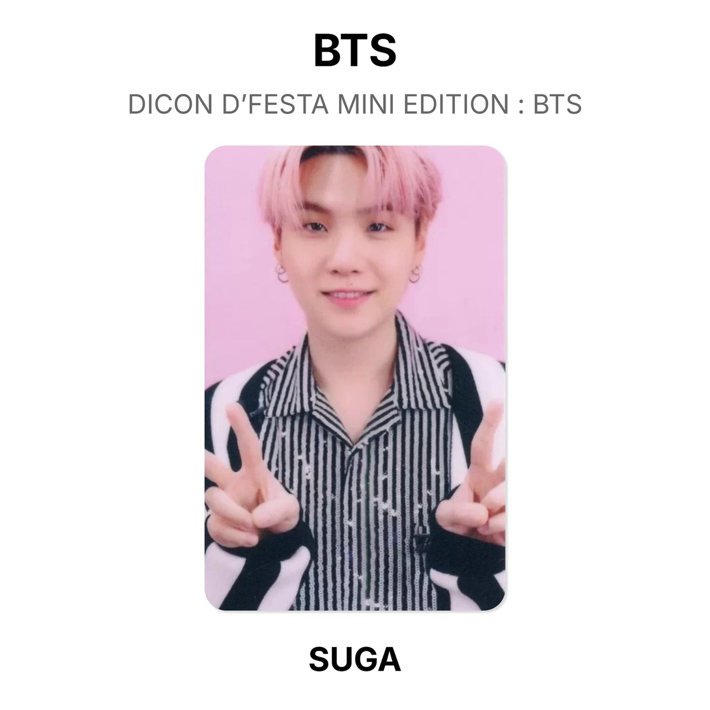 BTS DICON D’FESTA MINI EDITION : BTS โฟโต้การ์ดของแท้
