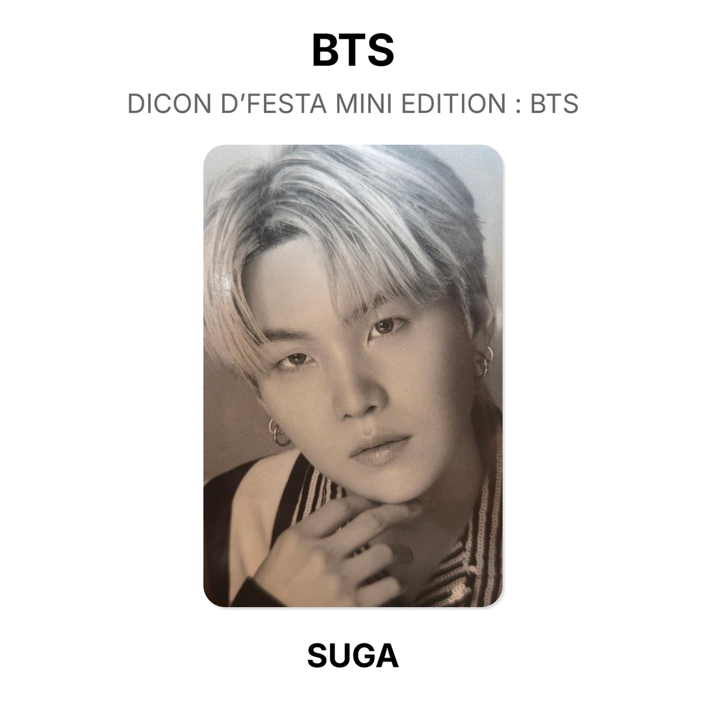 BTS DICON D’FESTA MINI EDITION : BTS โฟโต้การ์ดของแท้
