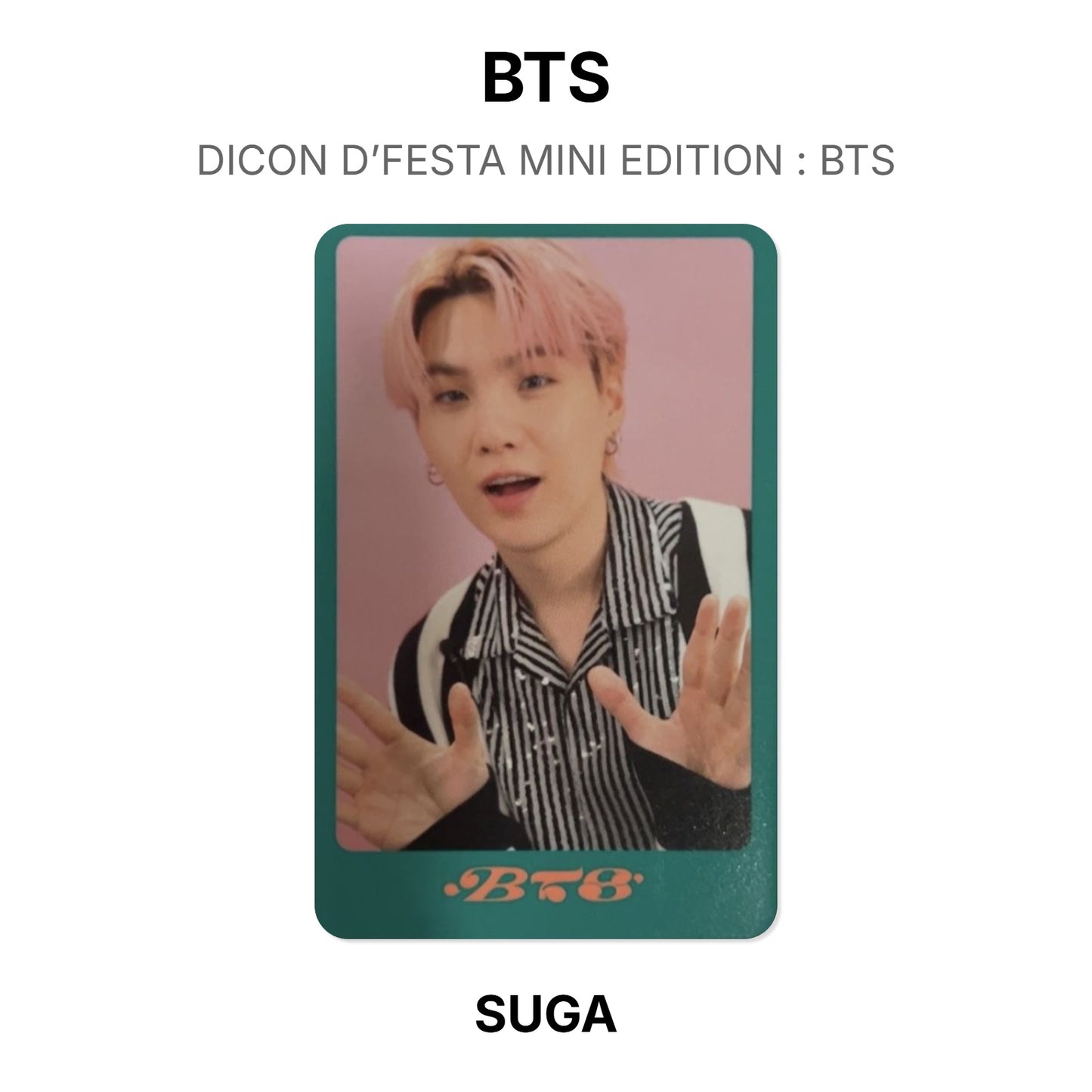 BTS DICON D’FESTA MINI EDITION : BTS โฟโต้การ์ดของแท้
