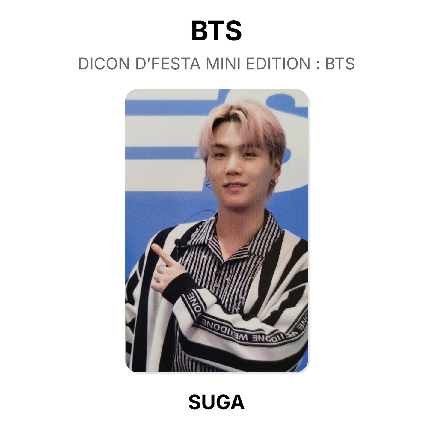 BTS DICON D’FESTA MINI EDITION : BTS โฟโต้การ์ดของแท้