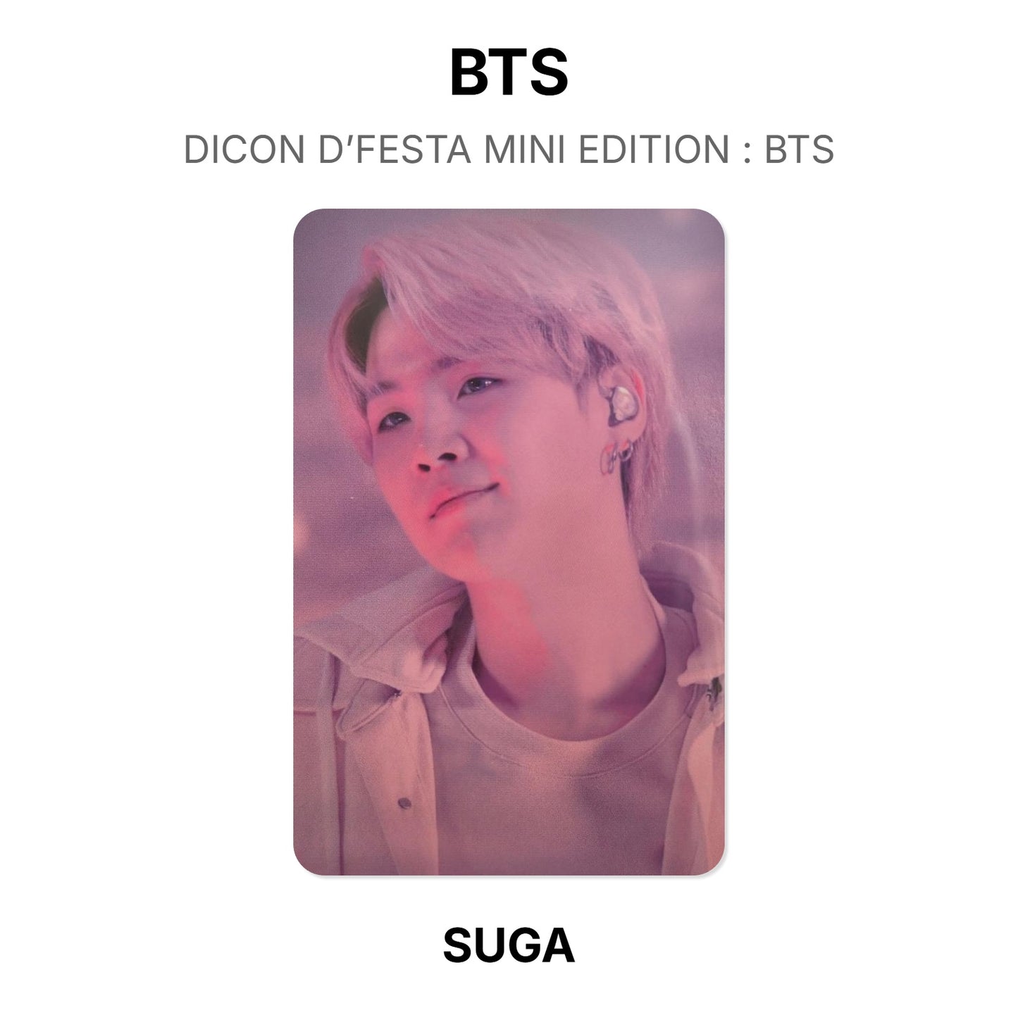 BTS DICON D’FESTA MINI EDITION : BTS โฟโต้การ์ดของแท้