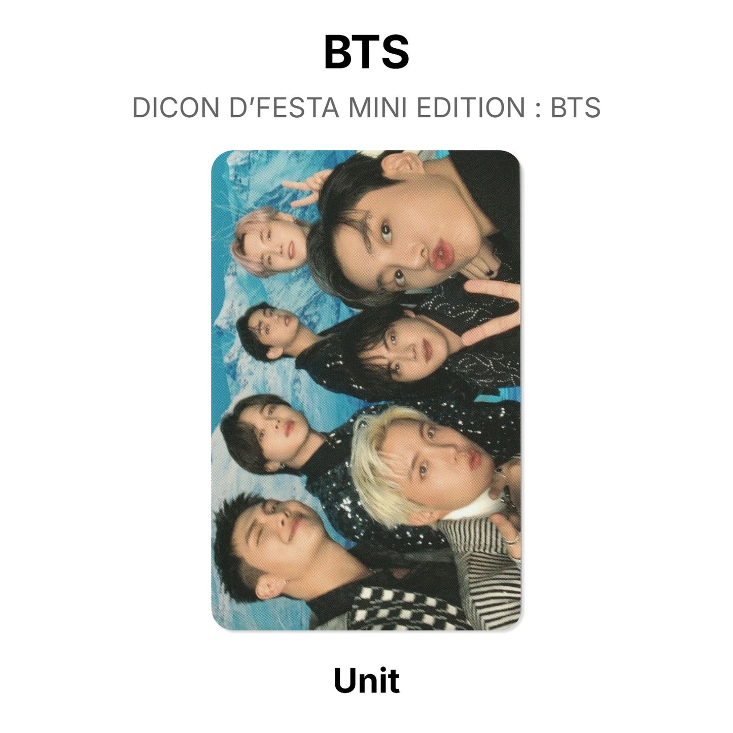 BTS DICON D’FESTA MINI EDITION : BTS โฟโต้การ์ดของแท้