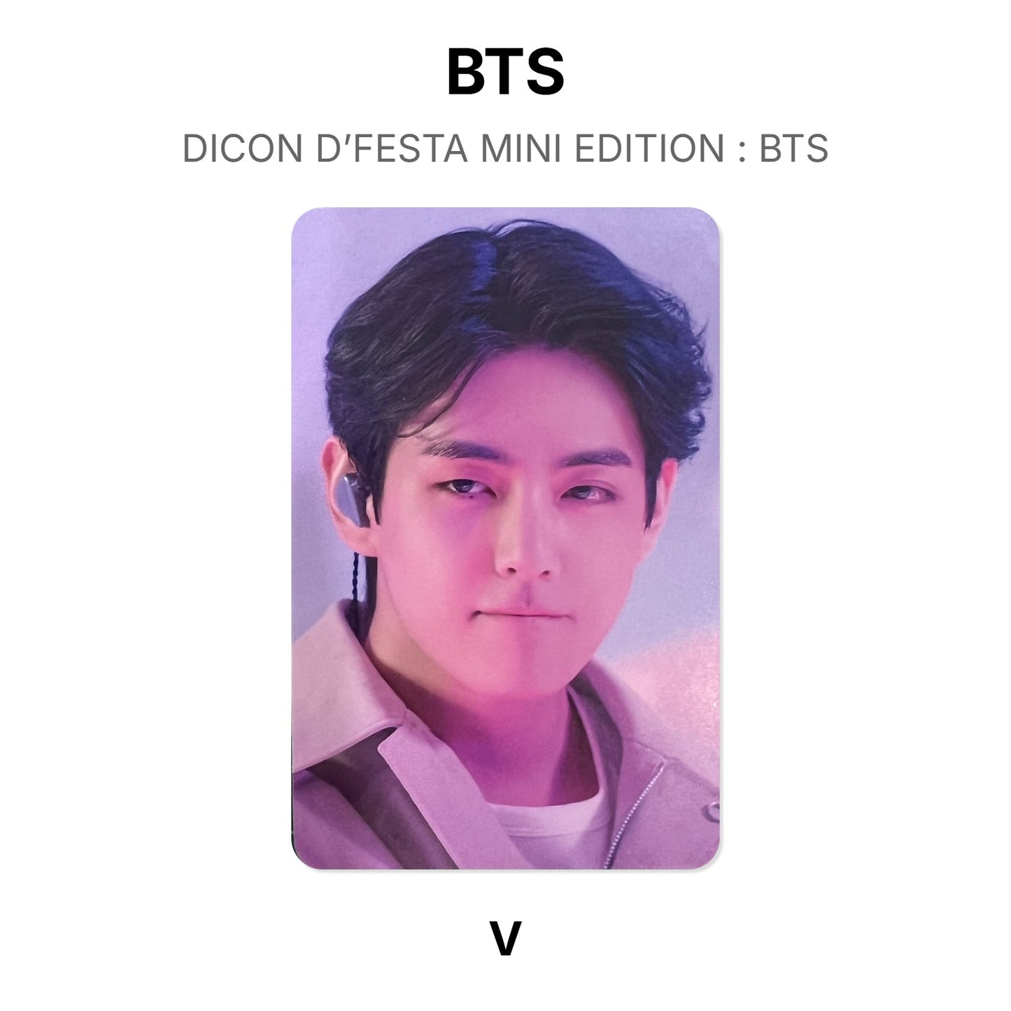 BTS DICON D’FESTA MINI EDITION : BTS โฟโต้การ์ดของแท้