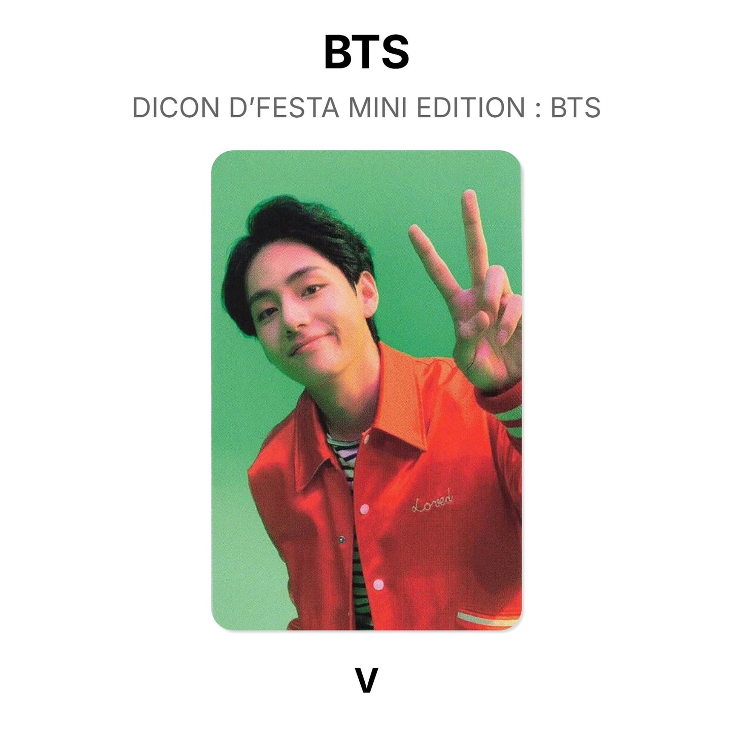 BTS DICON D’FESTA MINI EDITION : BTS โฟโต้การ์ดของแท้