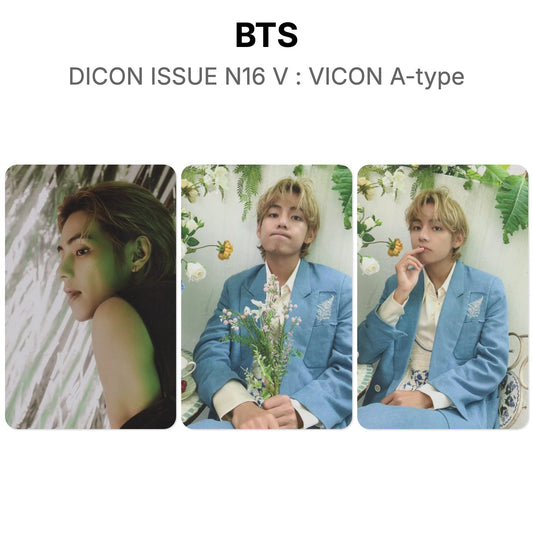 BTS DICON ISSUE N16 V : VICON A-type Official Photocard
