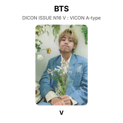 BTS DICON ISSUE N16 V : VICON A-type photocard ufficiale