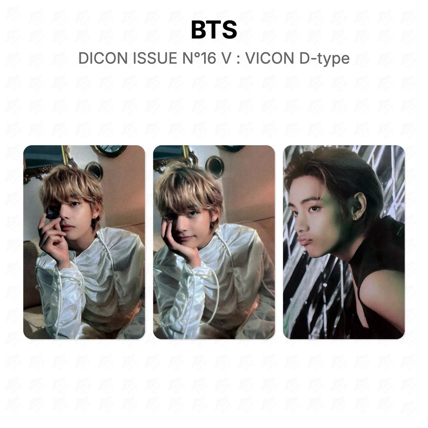 BTS DICON ISSUE N°16 V : VICON D-type Official Photocard