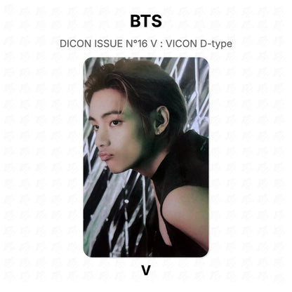 BTS DICON ISSUE N°16 V : VICON D-type Official Photocard