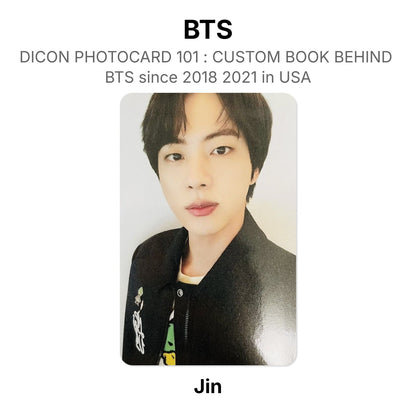 BTS DICON PHOTOCARD 101 : CUSTOM BOOK BEHIND BTS since 2018 2021 in USA virallinen Photocard