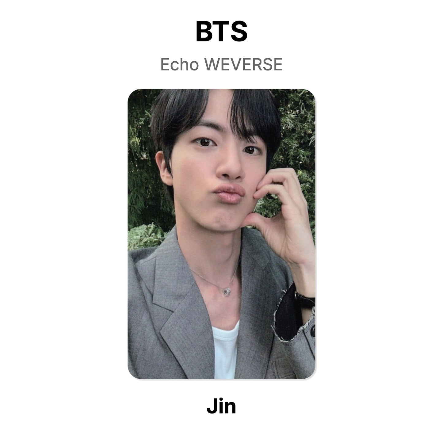 BTS Echo WEVERSE photocard resmi