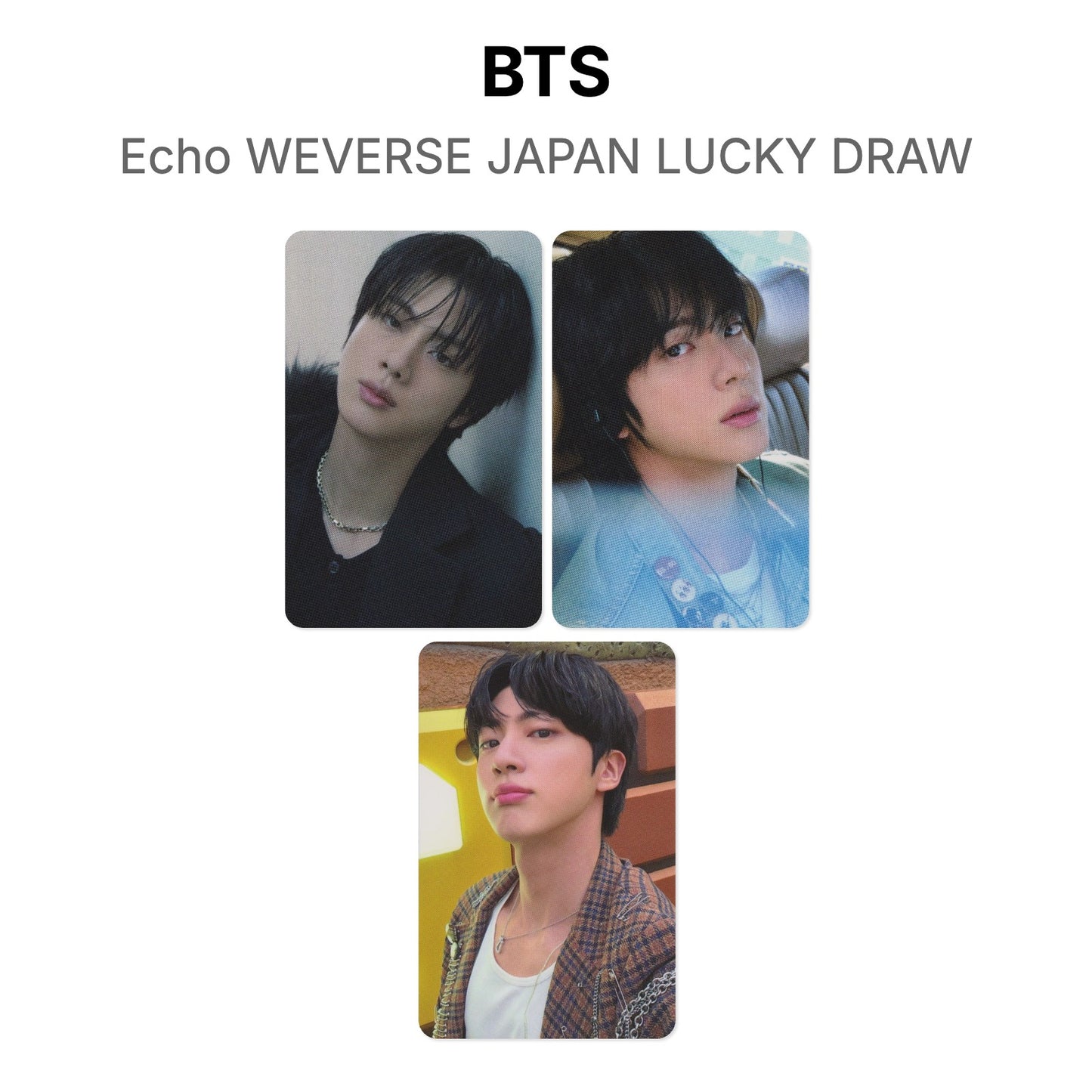 BTS Echo WEVERSE JAPAN LUCKY DRAW Official Photocard
