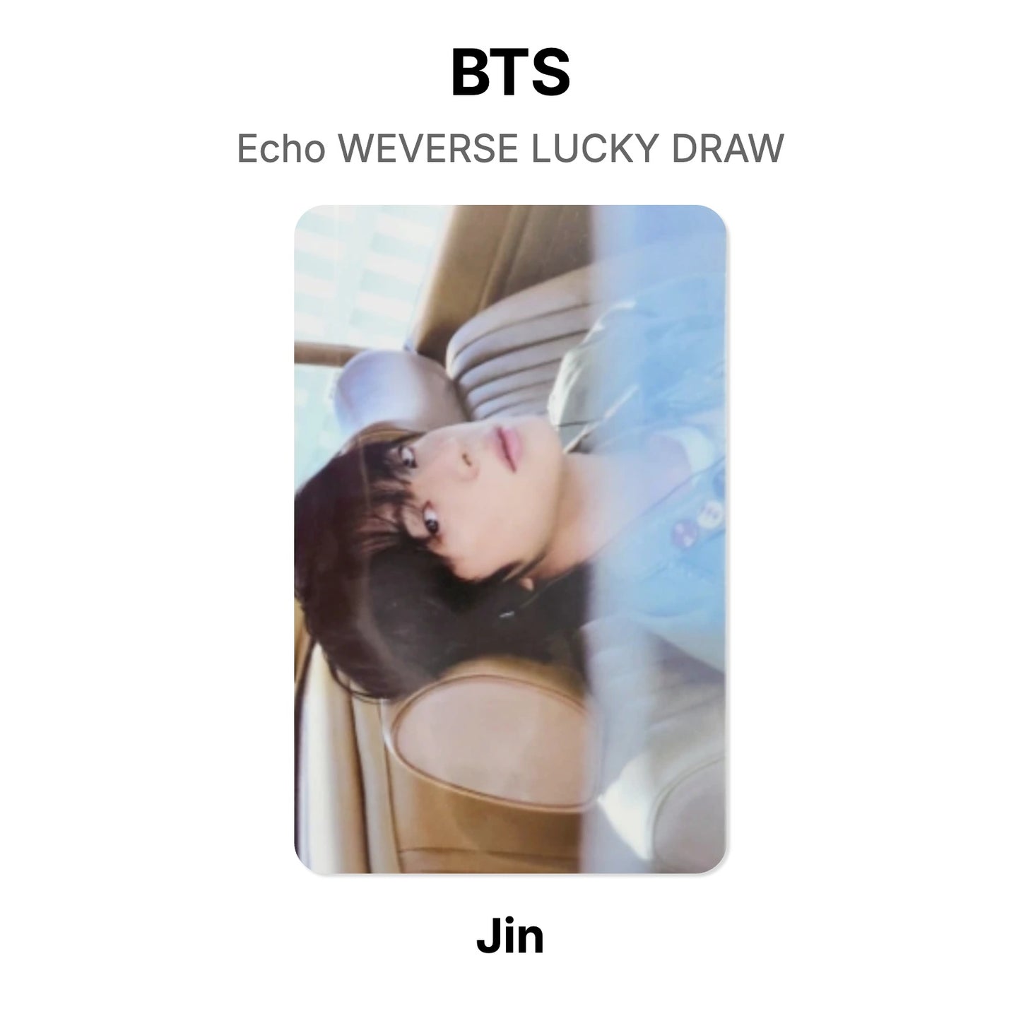 BTS Echo WEVERSE LUCKY DRAW Official Photocard