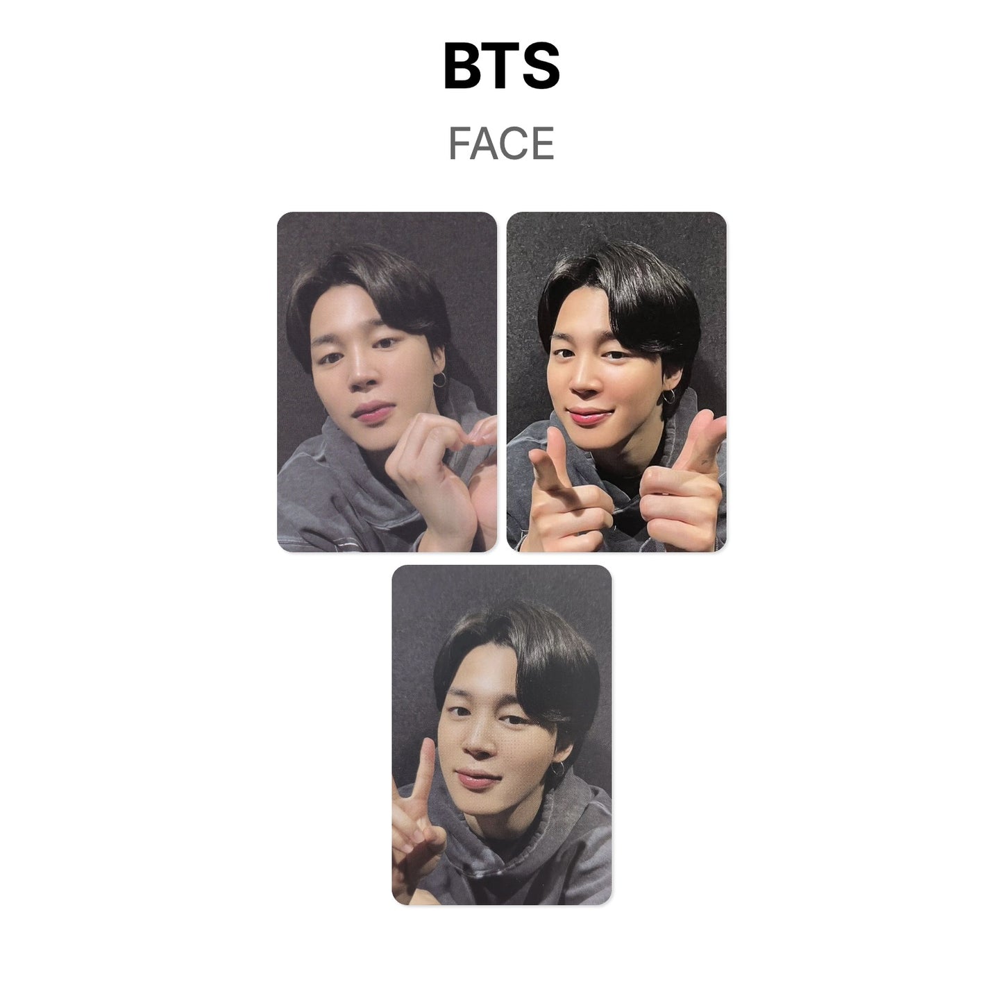 BTS FACE officiellt Photocard