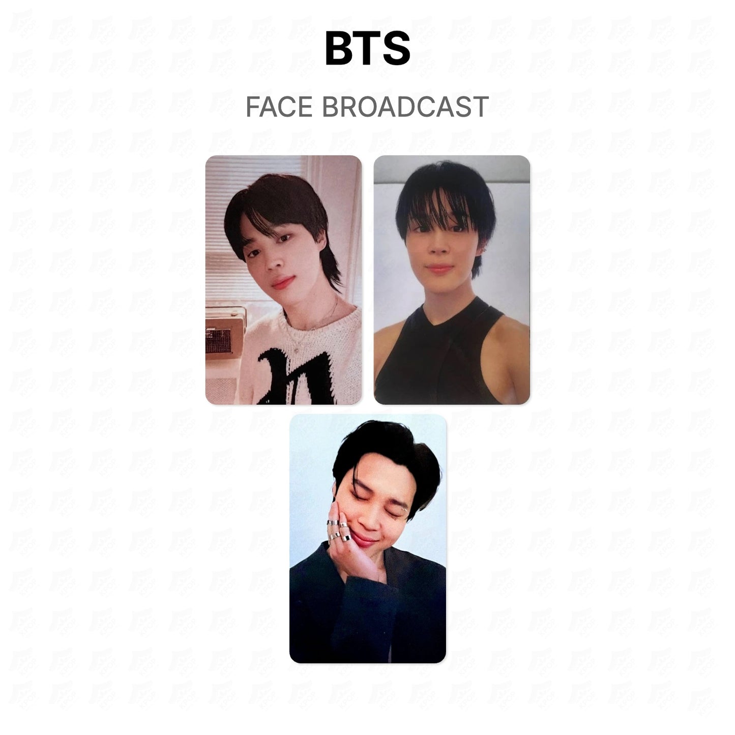 BTS FACE BROADCAST Official Photocard