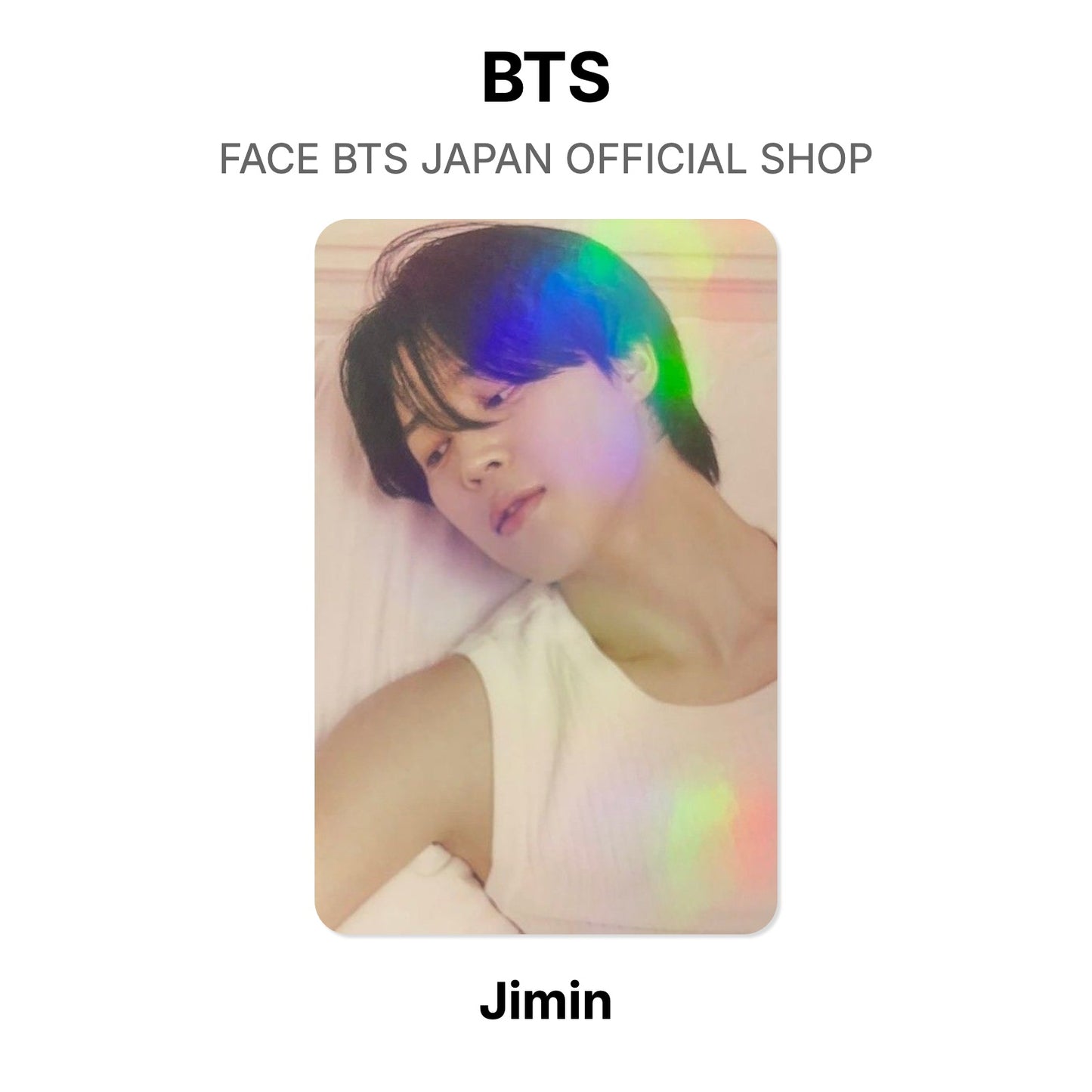 BTS FACE BTS JAPAN OFFICIAL SHOP photocard officielle