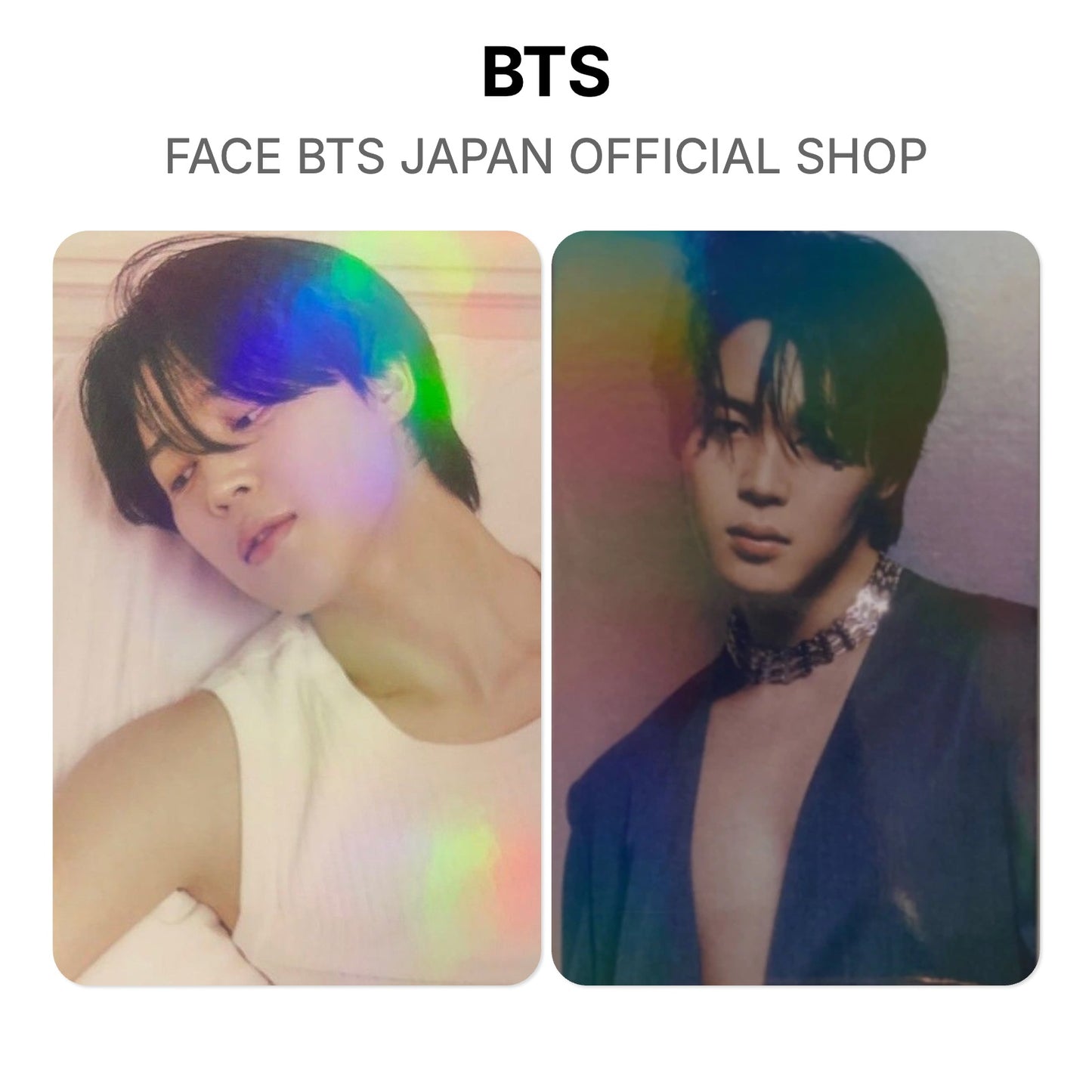BTS FACE BTS JAPAN OFFICIAL SHOP photocard officielle