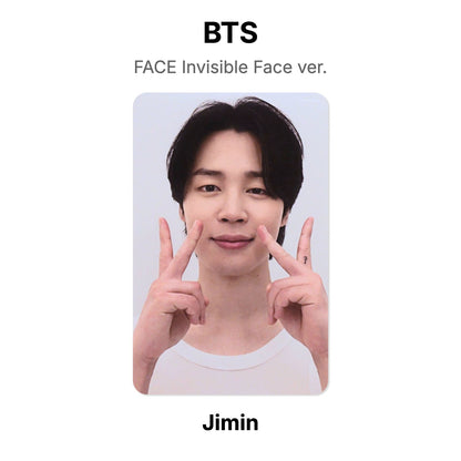 BTS FACE Invisible Face ver. Offizielle Photocard