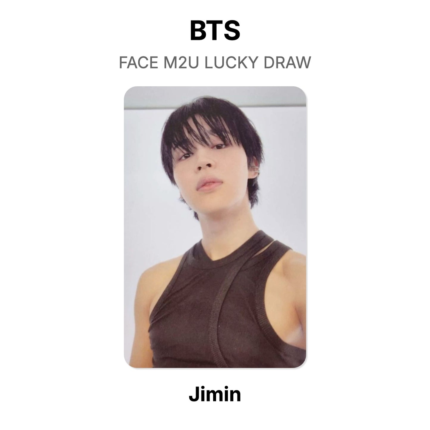 BTS FACE M2U LUCKY DRAW Offizielle Photocard