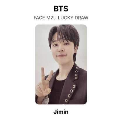BTS FACE M2U LUCKY DRAW Offizielle Photocard