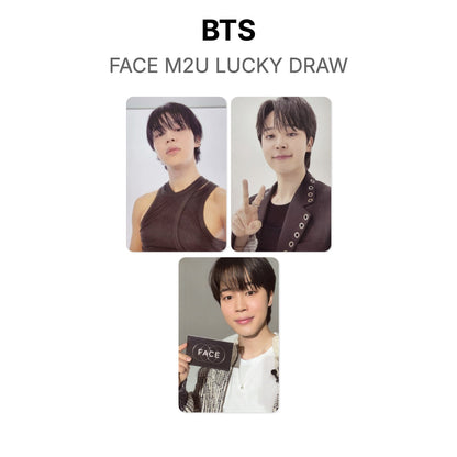 BTS FACE M2U LUCKY DRAW Offizielle Photocard
