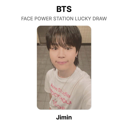 BTS FACE POWER STATION LUCKY DRAW photocard oficial