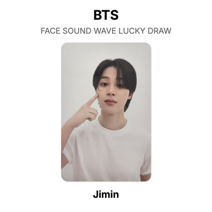BTS FACE SOUND WAVE LUCKY DRAW photocard officielle