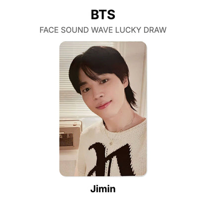 BTS FACE SOUND WAVE LUCKY DRAW photocard officielle