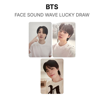 BTS FACE SOUND WAVE LUCKY DRAW photocard officielle