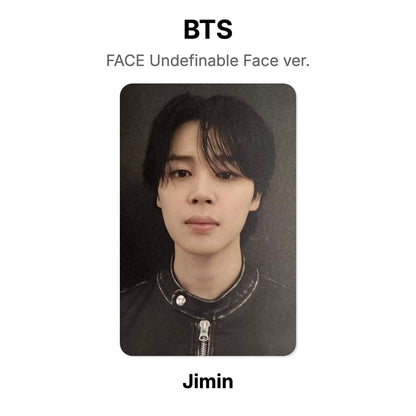 BTS FACE Undefinable Face ver. Official Photocard