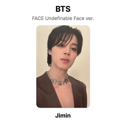 BTS FACE Undefinable Face ver. Official Photocard