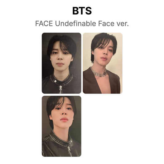 BTS FACE Undefinable Face ver. 公式フォトカード