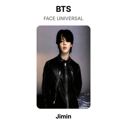 BTS FACE UNIVERSAL officiellt Photocard
