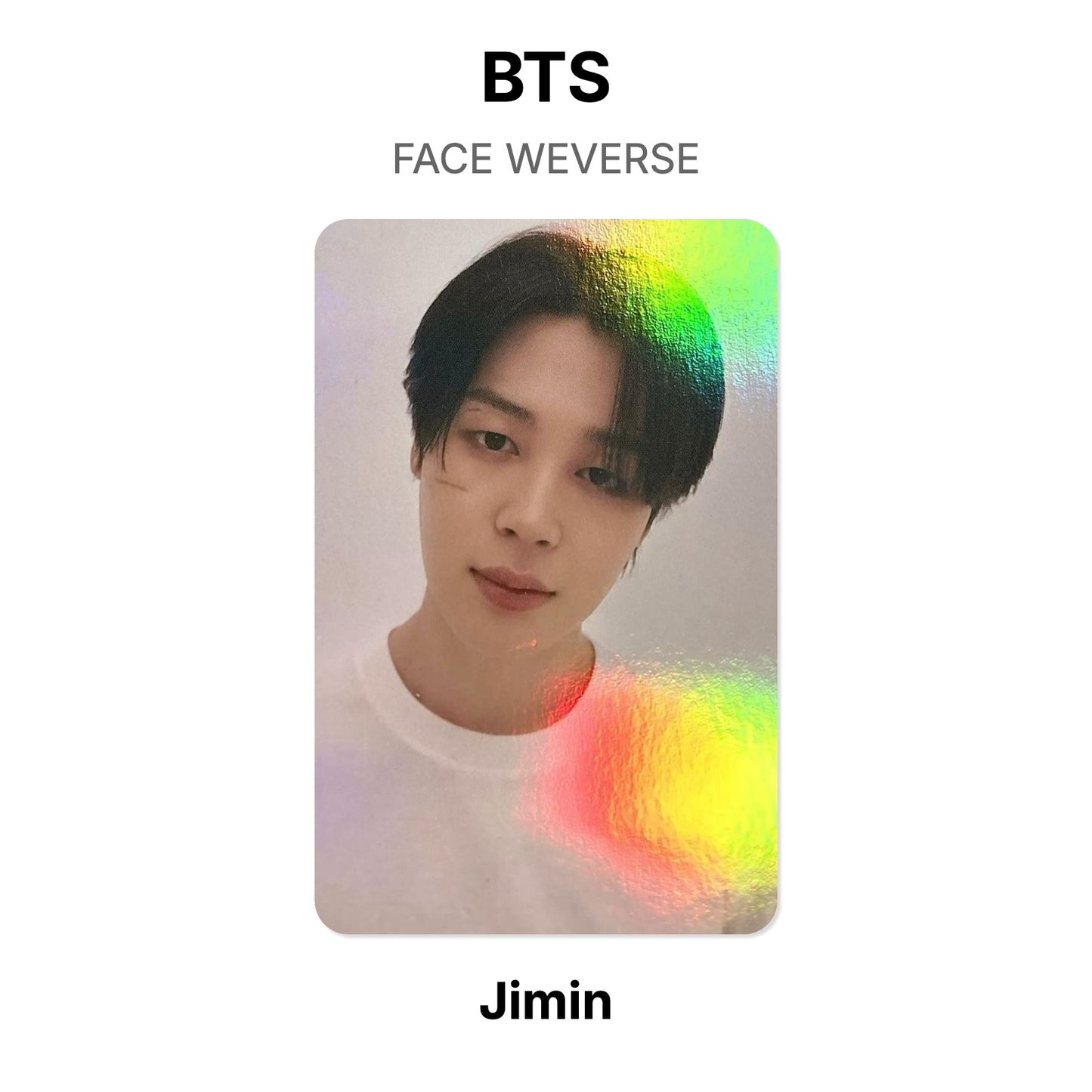 BTS FACE WEVERSE Offizielle Photocard