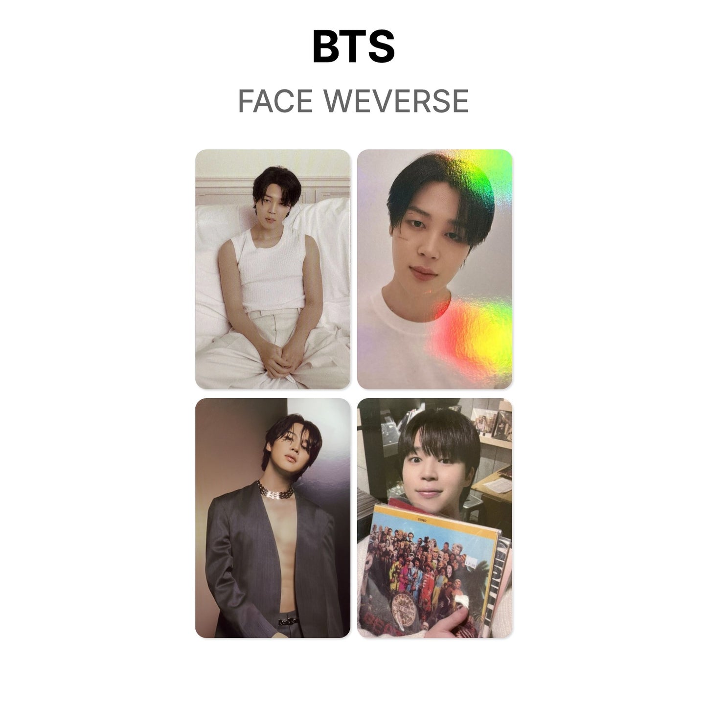 BTS FACE WEVERSE 官方小卡