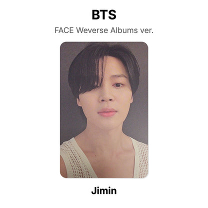 BTS FACE Weverse Albums ver. Offizielle Photocard