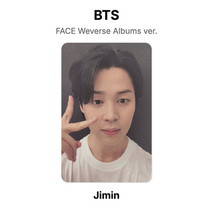 BTS FACE Weverse Albums ver. Offizielle Photocard