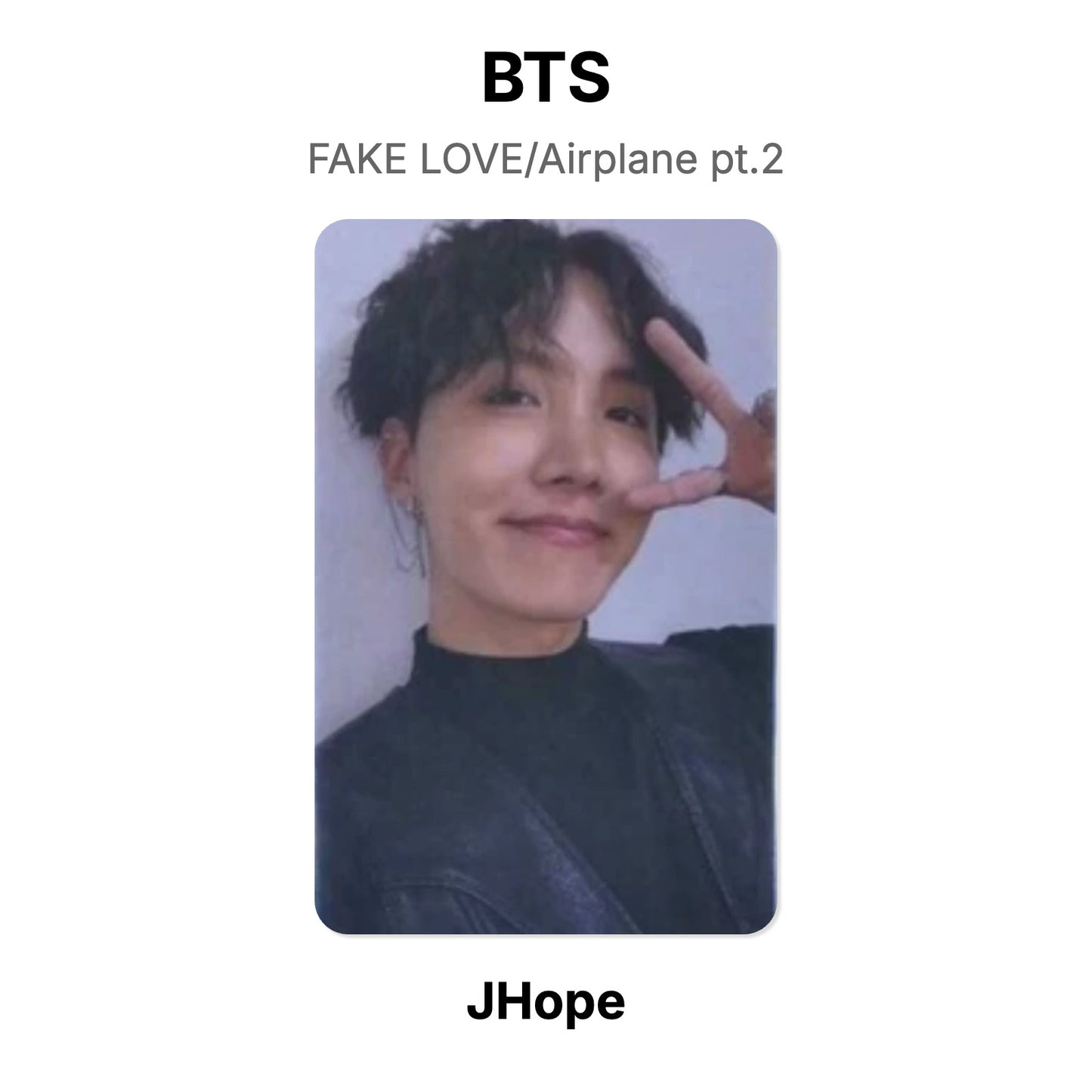 BTS FAKE LOVE/Airplane pt.2 Official Photocard