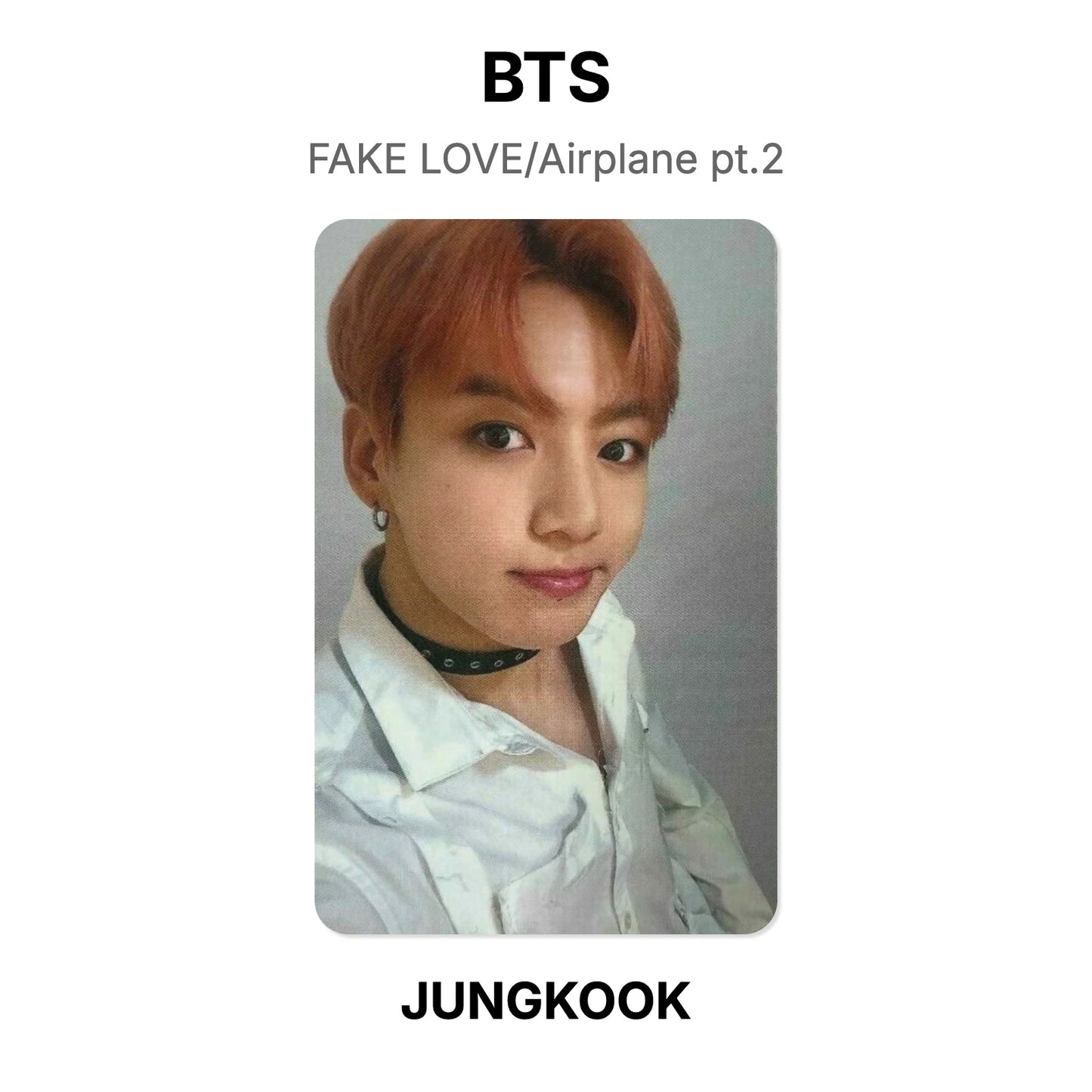 BTS FAKE LOVE/Airplane pt.2 Official Photocard