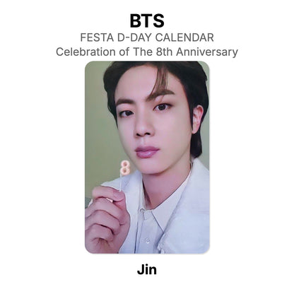 BTS FESTA D-DAY CALENDAR : Celebration of The 8th Anniversary photocard oficial