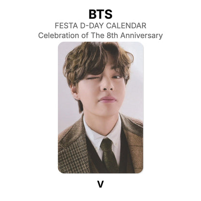 BTS FESTA D-DAY CALENDAR : Celebration of The 8th Anniversary photocard oficial