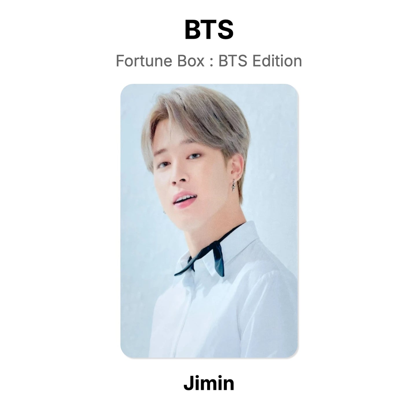 BTS Fortune Box : BTS Edition Offizielle Photocard