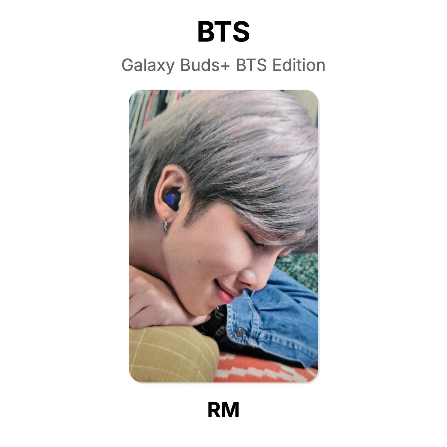 BTS Galaxy Buds+ BTS Edition Offizielle Photocard