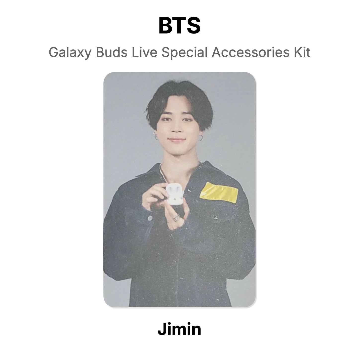 BTS Galaxy Buds Live Special Accessories Kit photocard ufficiale