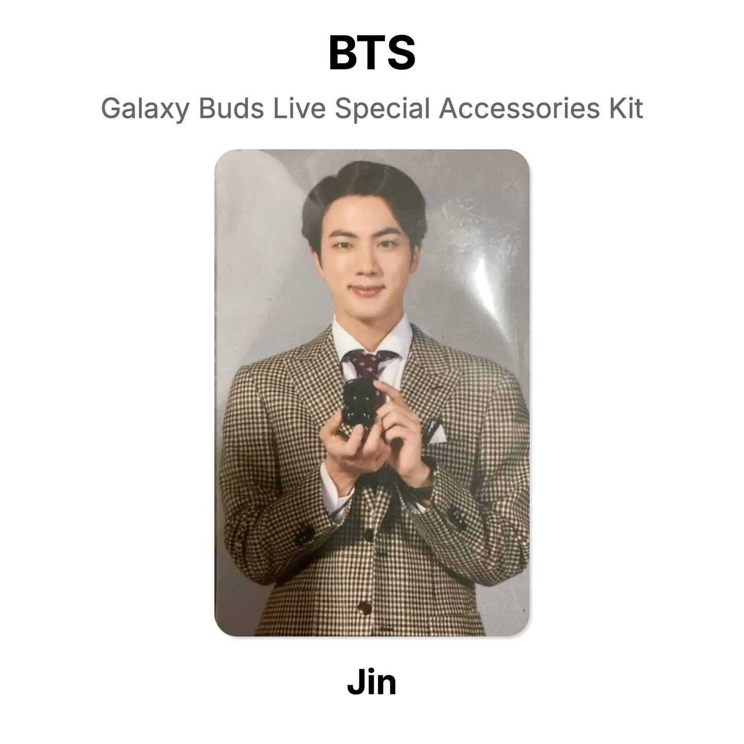 BTS Galaxy Buds Live Special Accessories Kit photocard ufficiale