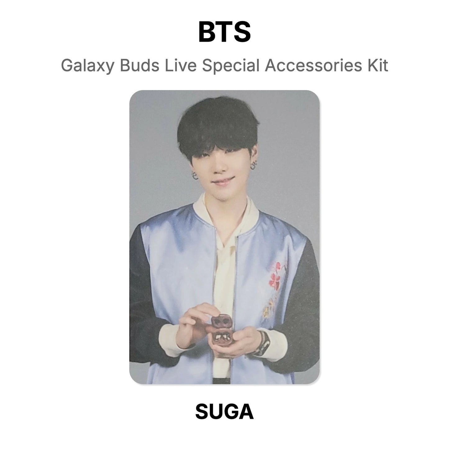 BTS Galaxy Buds Live Special Accessories Kit photocard ufficiale