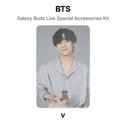 BTS Galaxy Buds Live Special Accessories Kit photocard ufficiale