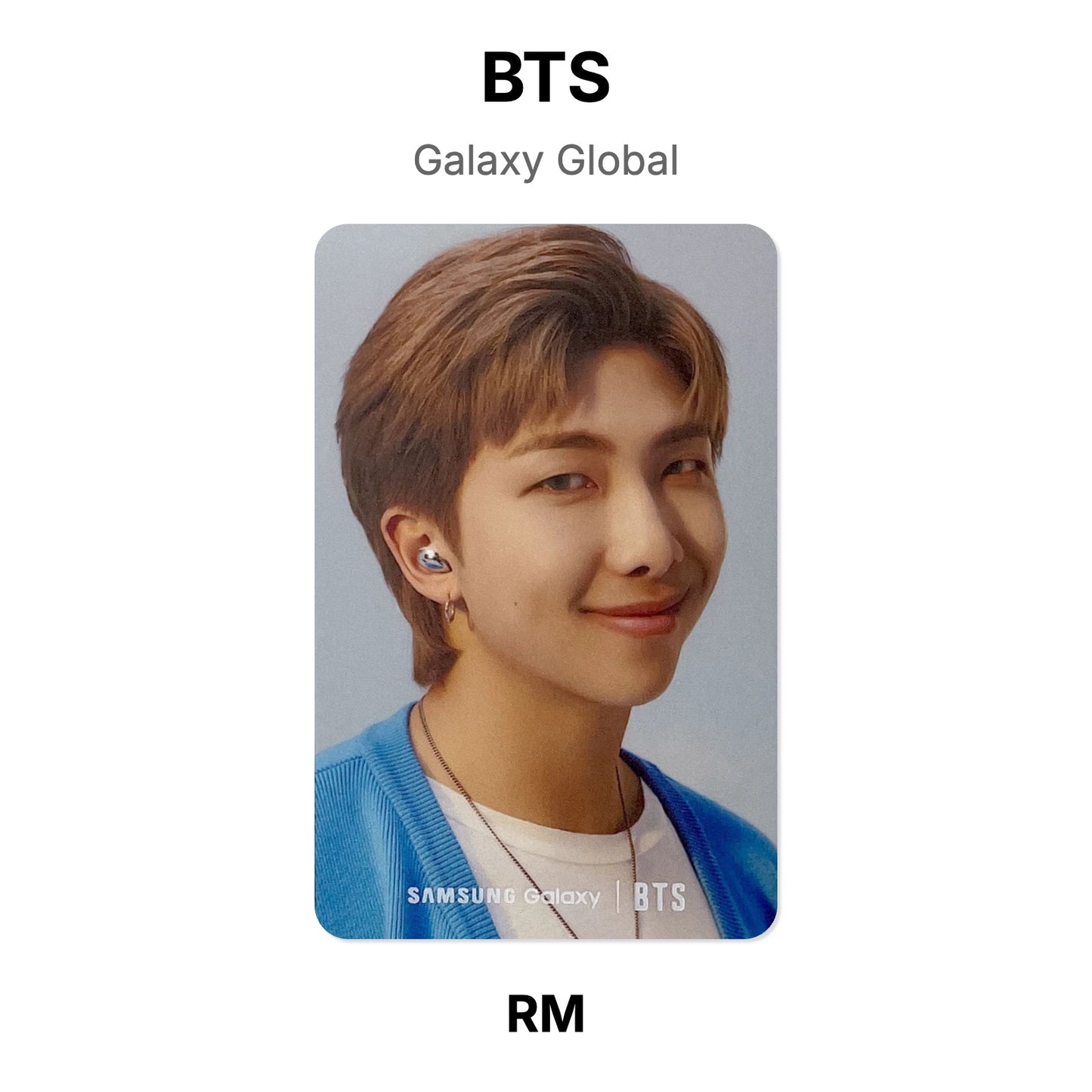 BTS Galaxy Global Offizielle Photocard