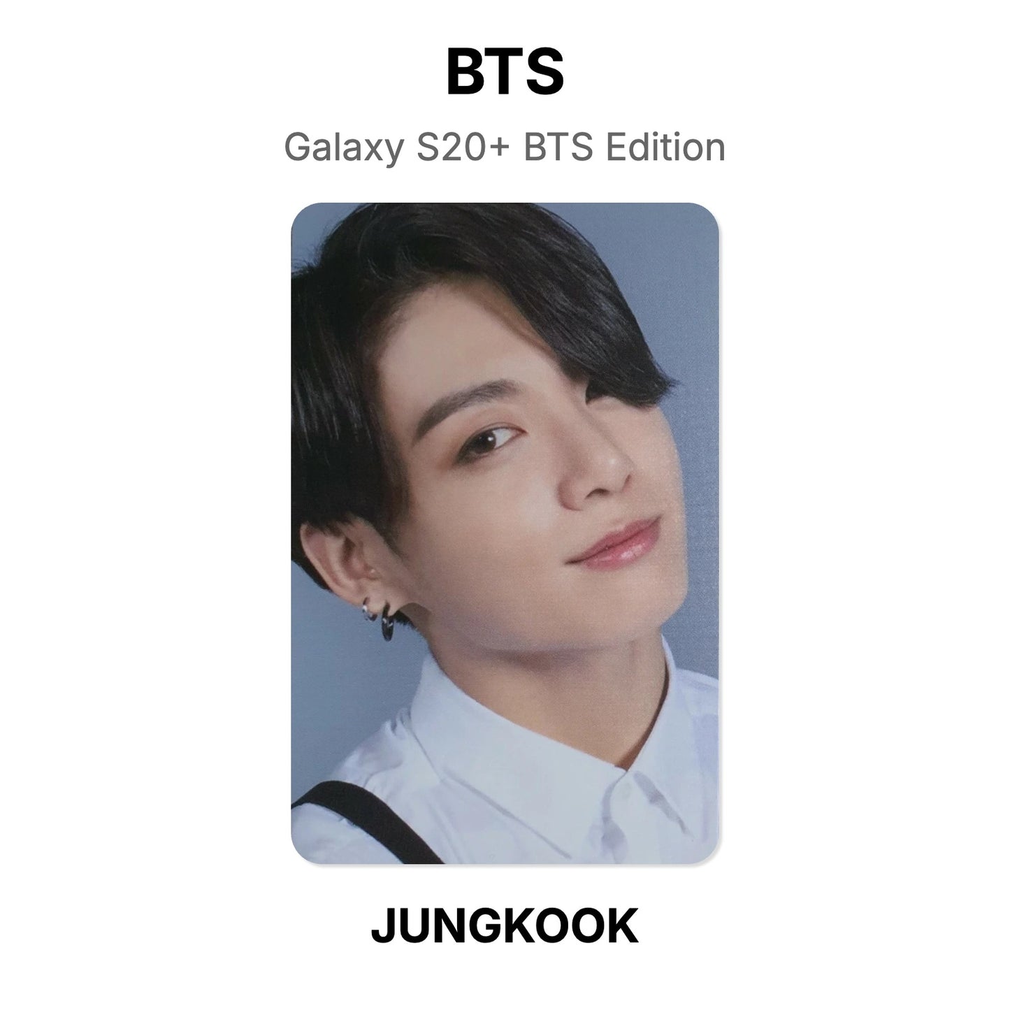 BTS Galaxy S20 BTS Edition photocard oficial