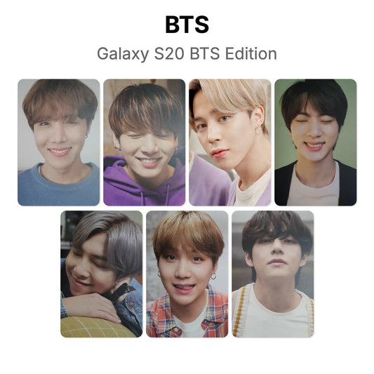 BTS Galaxy S20 BTS Edition 公式フォトカード